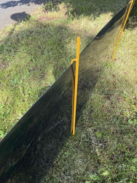 HDPE-Zauneisen GTH-H-E 110cm gelb