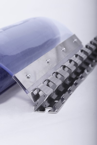 PVC Lamellenvorhang transparent im Set