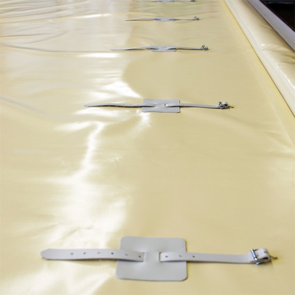 Einschweißplatten PVC incl. Schnallriemen 30 cm