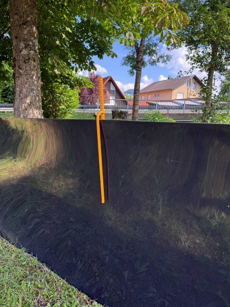 HDPE-Zauneisen GTH-H-E 110cm gelb
