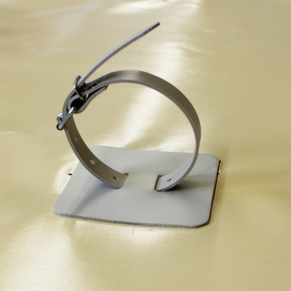 Einschweißplatten PVC incl. Schnallriemen 30 cm