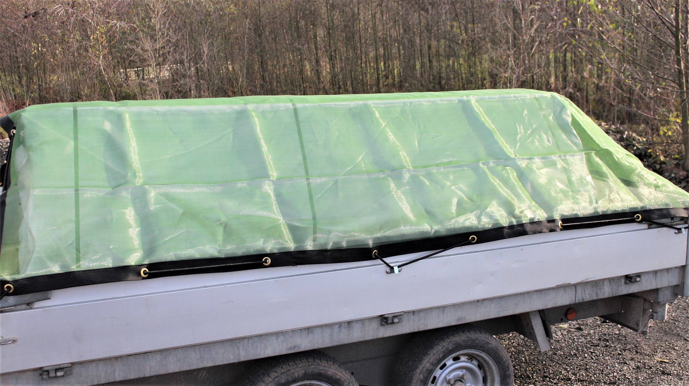 Anhänger Abdecknetz 2.500 x 1.700 mm Mesh grün - Covermio