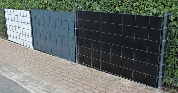 Sichtschutzstreifen PVC GLÄNZEND 65 Meter