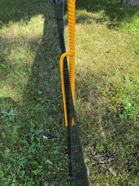 HDPE-Zauneisen GTH-H-E 110cm gelb